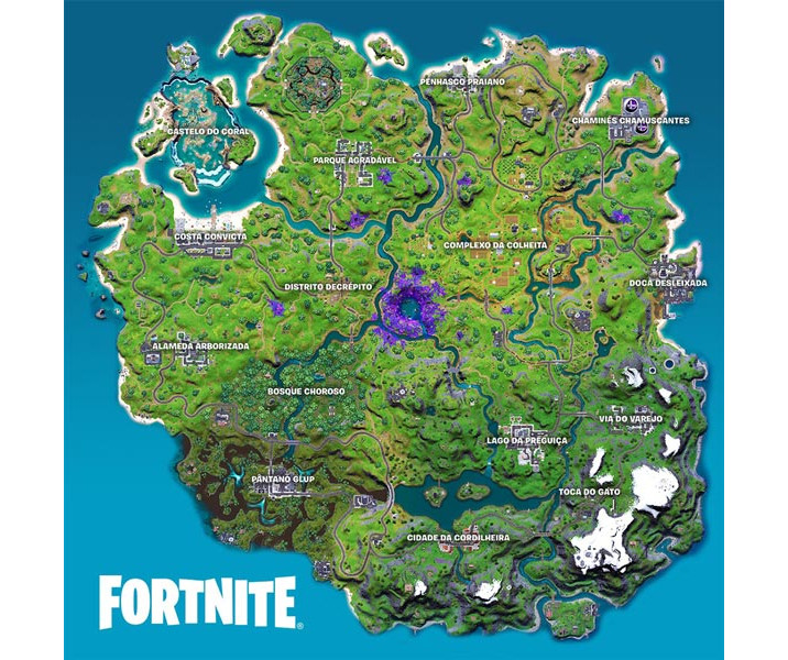 Fortnite Novos Locais Do Mapa Da Temporada 7 Millenium