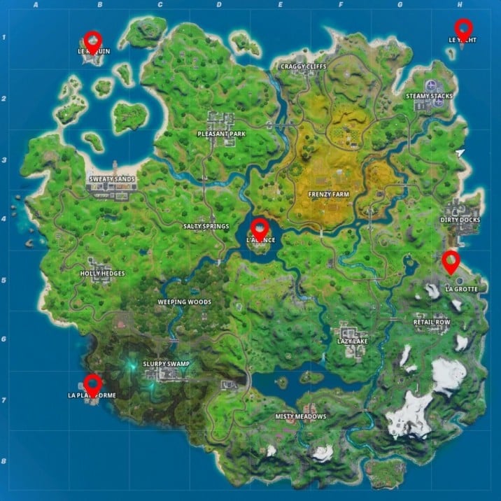 Fortnite Chapter Season Localiza Es Dos Cofres Millenium