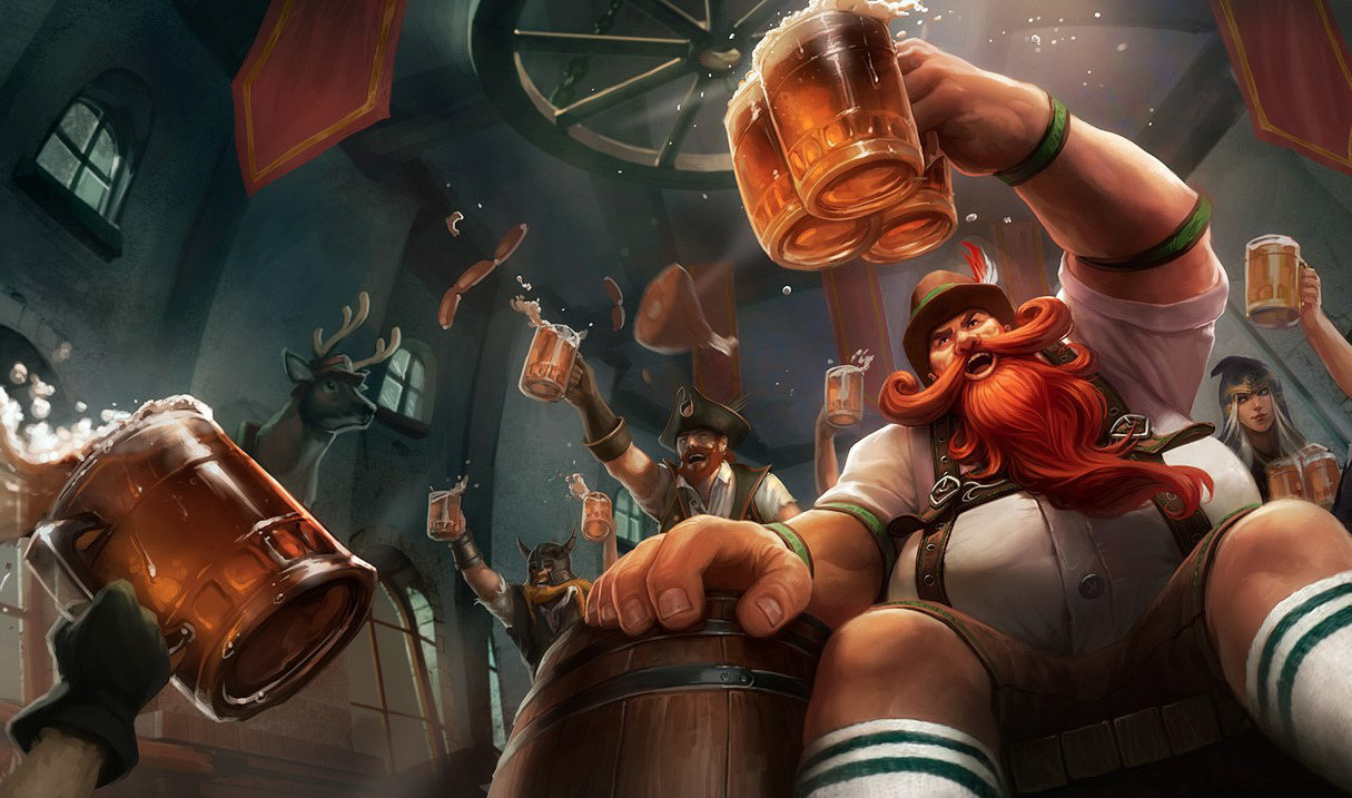 Gragas Skins Todos os campeões de LoL habilidades skins história