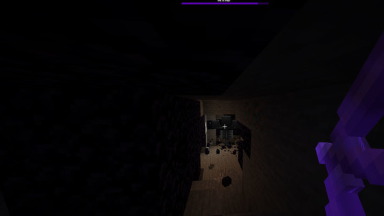 Cave um túnel apertado para encurralar o Wither em Minecraft - Minecraft