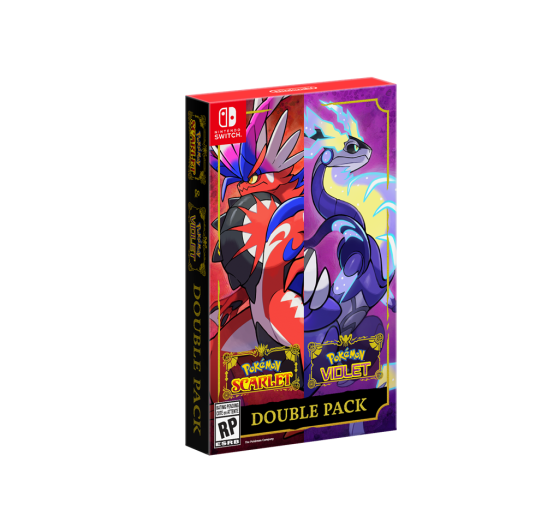 Mídia física de Pokémon Scarlet e Violet Double Pack — Imagem: The Pokémon Company/Divulgação - Pokémon Scarlet e Violet
