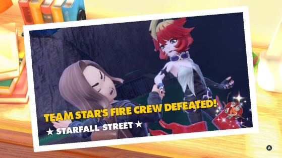 O Team Star pode ser enfrentado na rota Starfall Street — Imagem: Captura de tela do MGG Brasil de Pokémon Violet - Pokémon Scarlet e Violet