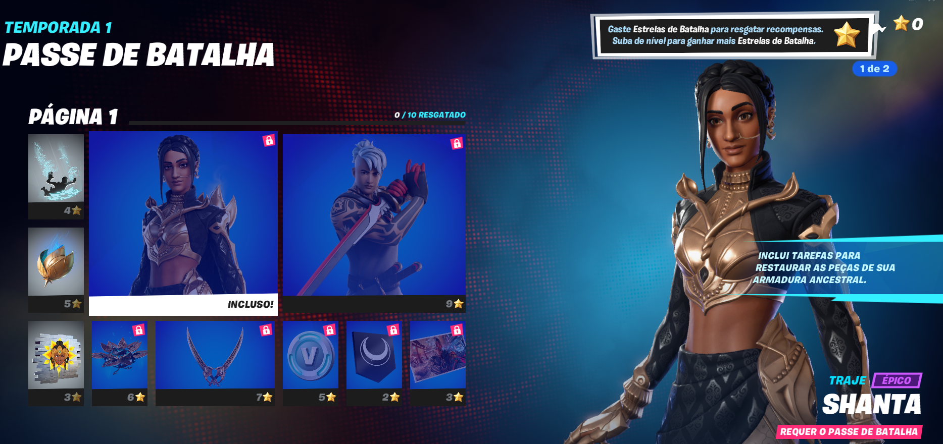 Fortnite Todas As Skins Do Passe De Batalha Da Temporada Do Cap Tulo