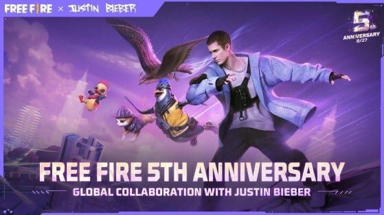 Parceria Free Fire e Justin Bieber - Free Fire