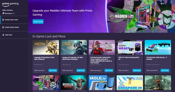 Twitch Prime agora é Prime Gaming;  promete novos benefícios