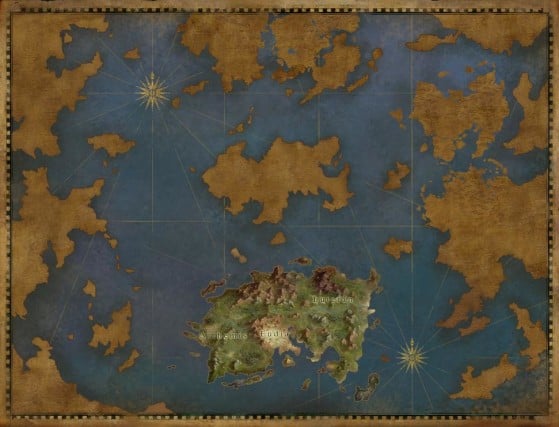 O mapa completo de Lost Ark. - Lost Ark