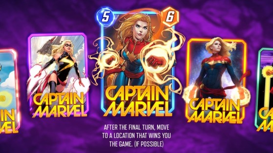 Cada carta tem diferentes skins desbloqueáveis - Marvel Snap