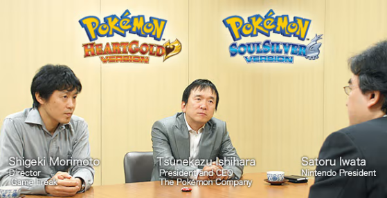 Iwata Asks com os responsáveis de Pokémon Red e Blue — Imagem: Nintendo/Divulgação - Pokémon Scarlet e Violet