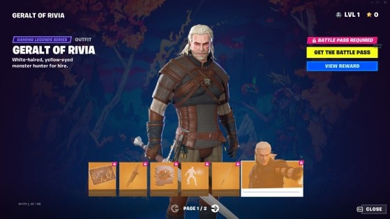 Fortnite Capítulo 4: Nezumi, Geralt e todas as skins do novo passe