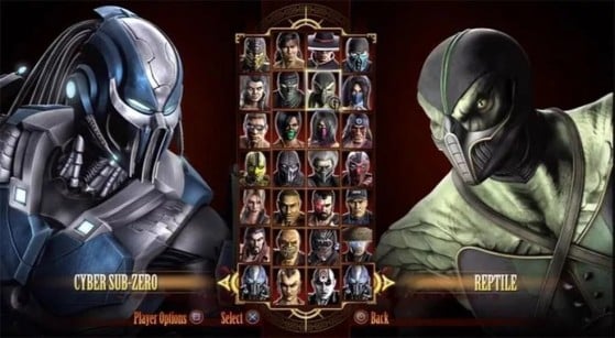 Mortal Kombat 9 - Seleção de personagens - Millenium
