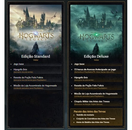 Hogwarts Legacy: Edição Digital Deluxe PS4