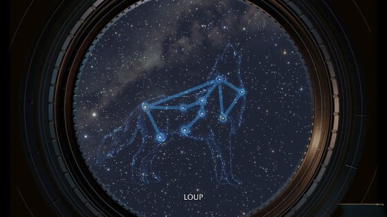 Constelação de Lobo - Hogwarts Legacy