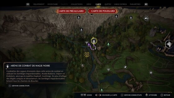Hogwarts Legacy: Localização da Arena de Batalha de Artes das Trevas - Hogwarts Legacy
