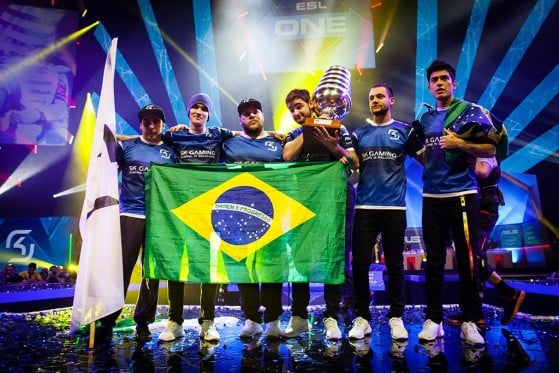 Lineup brasileira que defendeu a Luminosity e SK Gaming foi bicampeã de Major (Foto: Divulgação/ESL) - Counter-Strike: Global Offensive