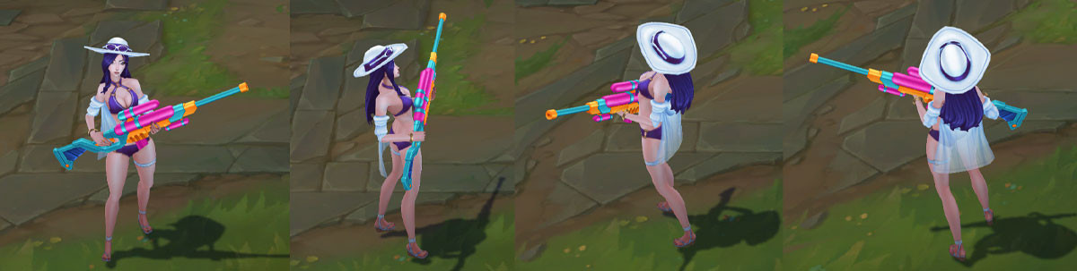 LoL: Como ficou o rework de Caitlyn in-game; veja todas as skins ...