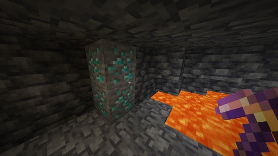 Diamantes são encontrados perto de lavas em Minecraft - Minecraft