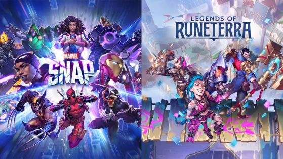Legends of Runeterra e Marvel Snap são dois títulos fortes em jogos de carta — Imagem: Divulgação - Millenium