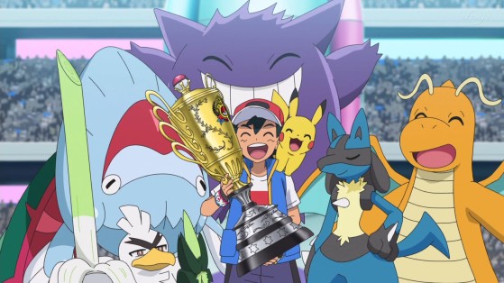 Ash realiza sonho e se torna o melhor treinador Pokémon do mundo após 25 anos