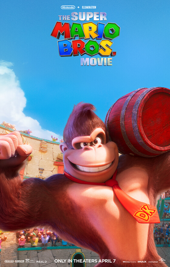 Novo pôster de Super Mario Bros. com foco em Donkey Kong — Imagem: Universal/Nintendo/Illumination - Millenium