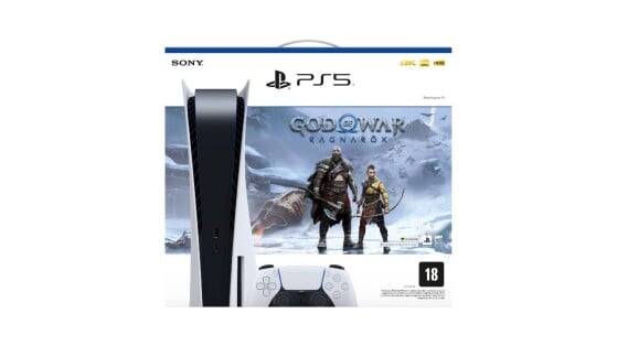 Pacote PlayStation 5 + God of War Ragnarök com R$ 300 de desconto!