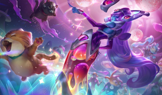 Splash art de Lissandra Embalos no Espaço — Imagem: Riot Games/Divulgação - League of Legends