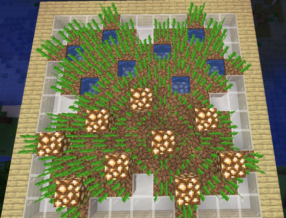 Plantação de frutinhas 🍒 no #minecraft #minecraftconstrução
