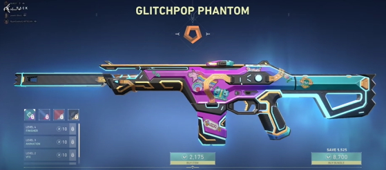 Glitchpop Phantom | Foto: HITSCAN - RyanCentral & Mysca/Riot Games/Reprodução - VALORANT