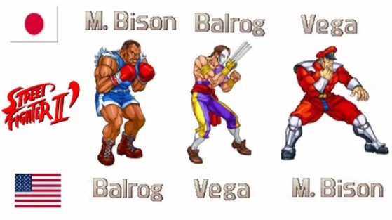 Chefões de Street Fighter II tiveram nomes trocados - Jogos de Luta