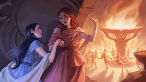 Arte do conto 'Ascenda Comigo' — Foto: Riot Games/Reprodução - League of Legends