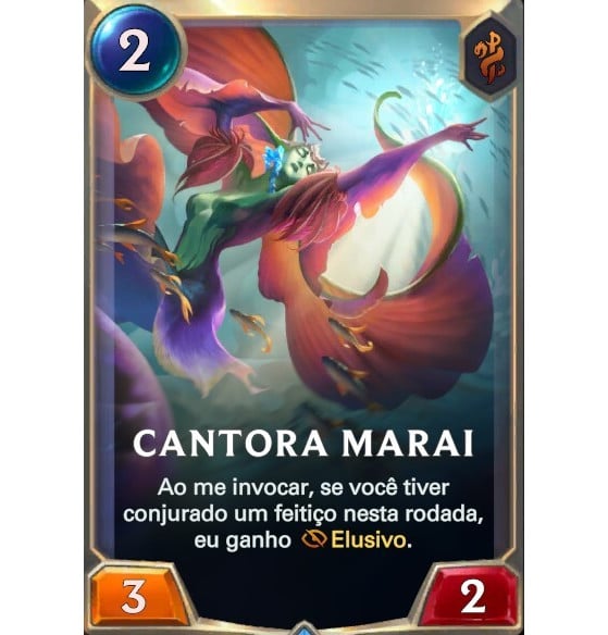 Tama, a Cantora Marai | Foto: Riot Games/Reprodução - Legends of Runeterra