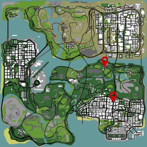 Comparação: Mapa do GTA V vs. GTA San Andreas - GTA 5