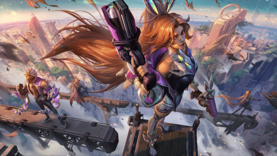 Miss Fortune Coelha de Batalha, skin lendária— Foto: Riot Games/Reprodução - League of Legends