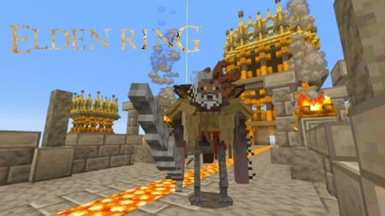 Jogador recria Elden Ring em Minecraft e encanta comunidade