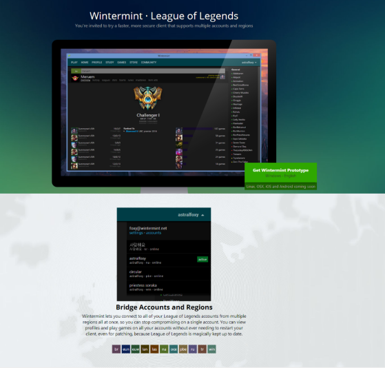 Interface de Wintermint — Imagem: Reprodução - League of Legends