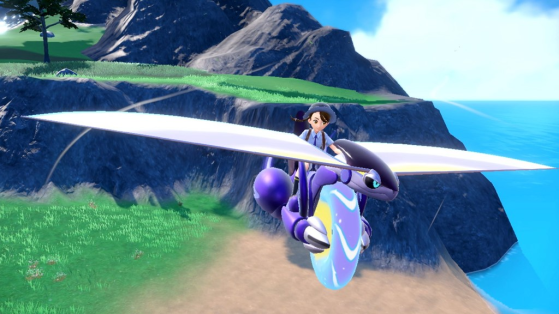 Com lendários como Miraidon é possível voar, correr e etc. — Imagem: The Pokémon Company/Divulgação - Pokémon Scarlet e Violet