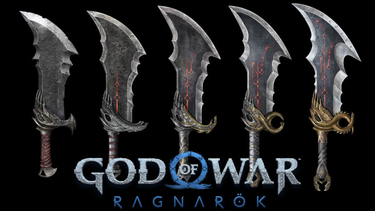Melhorias das Lâminas do Caos God of War Ragnarok Onde encontrar todas