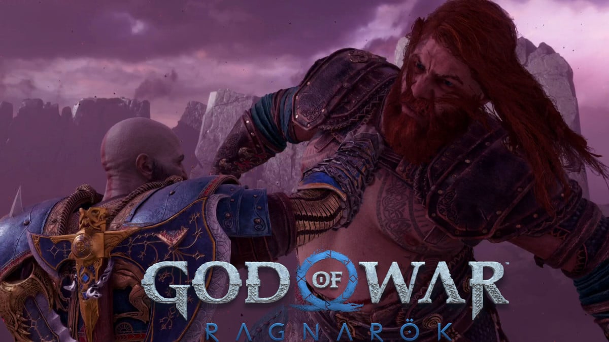 GOD OF WAR RAGNAROK - THOR LUTA COM KRATOS!