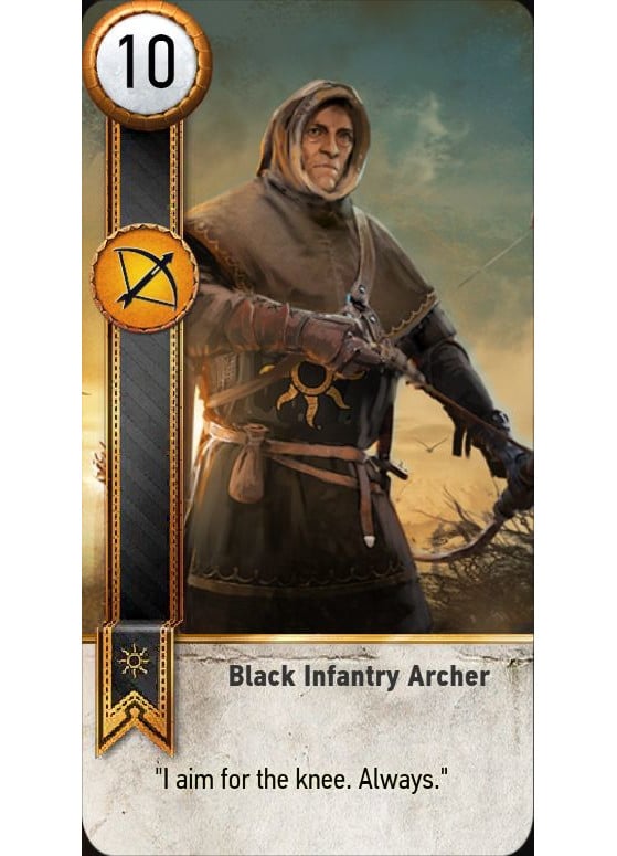 Arqueiro da Infantaria Negra - The Witcher 3: Wild Hunt