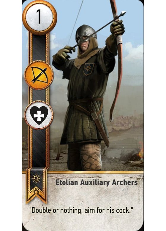 Arqueiros de Suporte Etolian - The Witcher 3: Wild Hunt