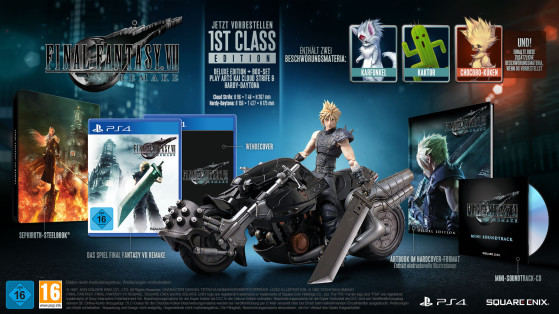 Final Fantasy VII Remake: Collector's Edition, Bónus Pré-Reserva