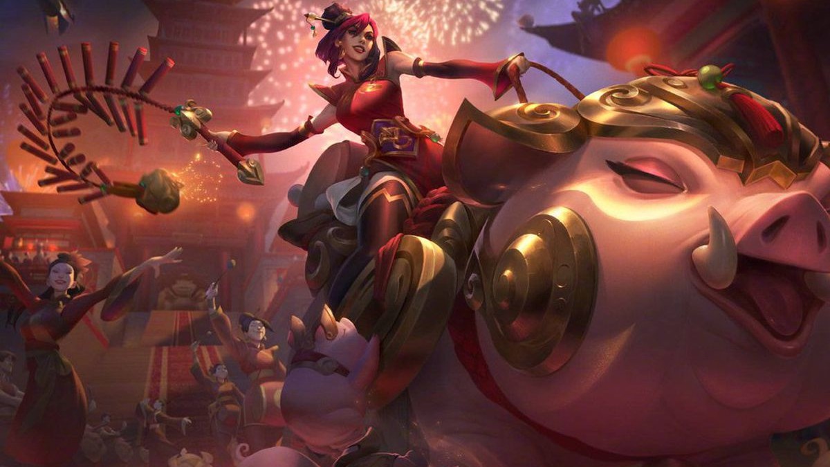 League of Legends  Visual da nova skin da Illaoi dentro do jogo é