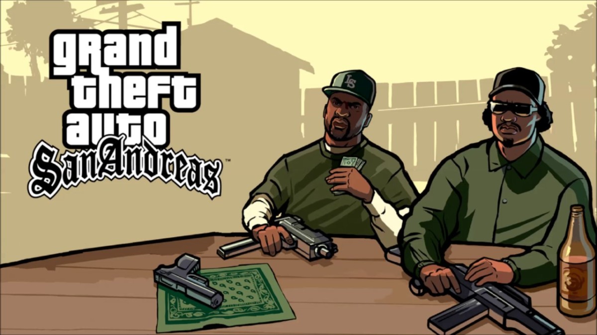 GTA SAN ANDREAS - Coletando as armas brancas e armas de fogo no início do  game sem morrer- 1 de cada 