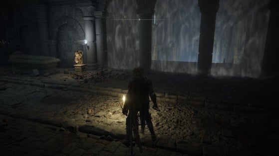 Use duas Chaves de Espada de Pedra para entrar na dungeon - Elden Ring