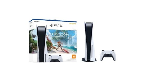 Novo lote do PS5 com o jogo Horizon Forbidden West está disponível na Amazon