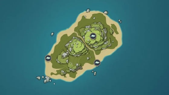 Conchas da Ilha Pudim - Genshin Impact
