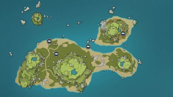 Conchas na Ilha Abandonada - Genshin Impact