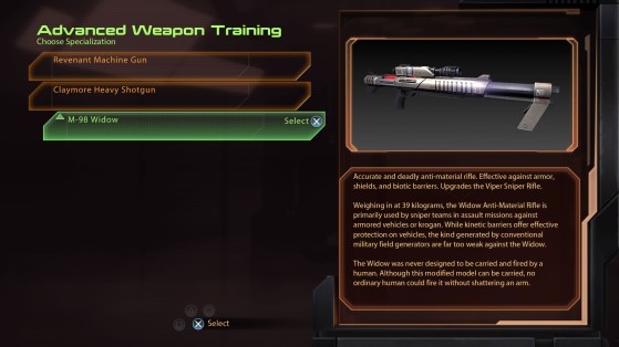M-98 Widow: O canhão de uma bala - Millenium