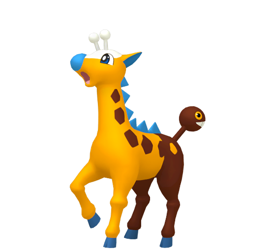Girafarig Shiny Pokémon Scarlet e Violet — Imagem: The Pokémon Company/Divulgação - Pokémon Scarlet e Violet