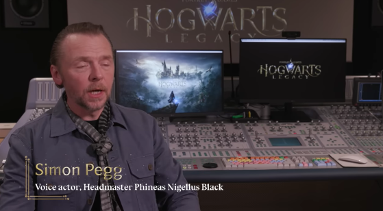 Simon Pegg interpreta Fineus Nigellus Black em Hogwarts Legacy - Hogwarts Legacy