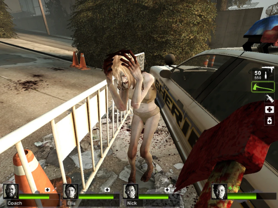 A Witcher em Left 4 Dead — Imagem: Valve/Reprodução - The Last of Us Part 1